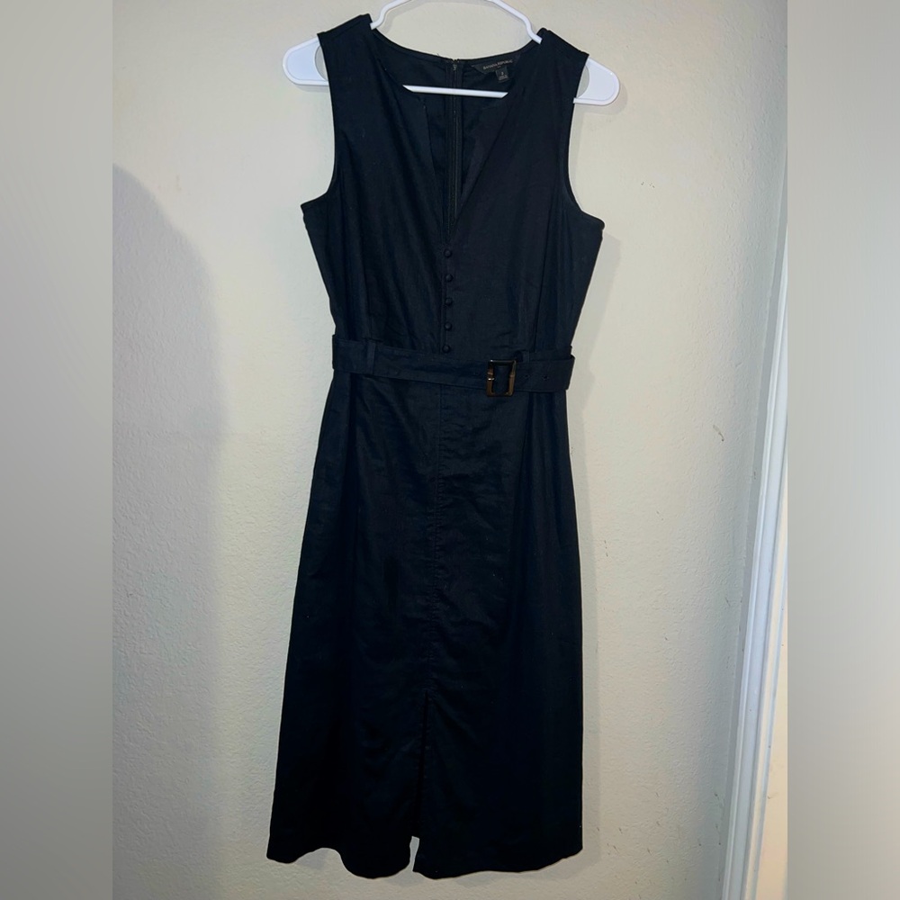 Banana Republic Elegant Black Sleeveless Dress
